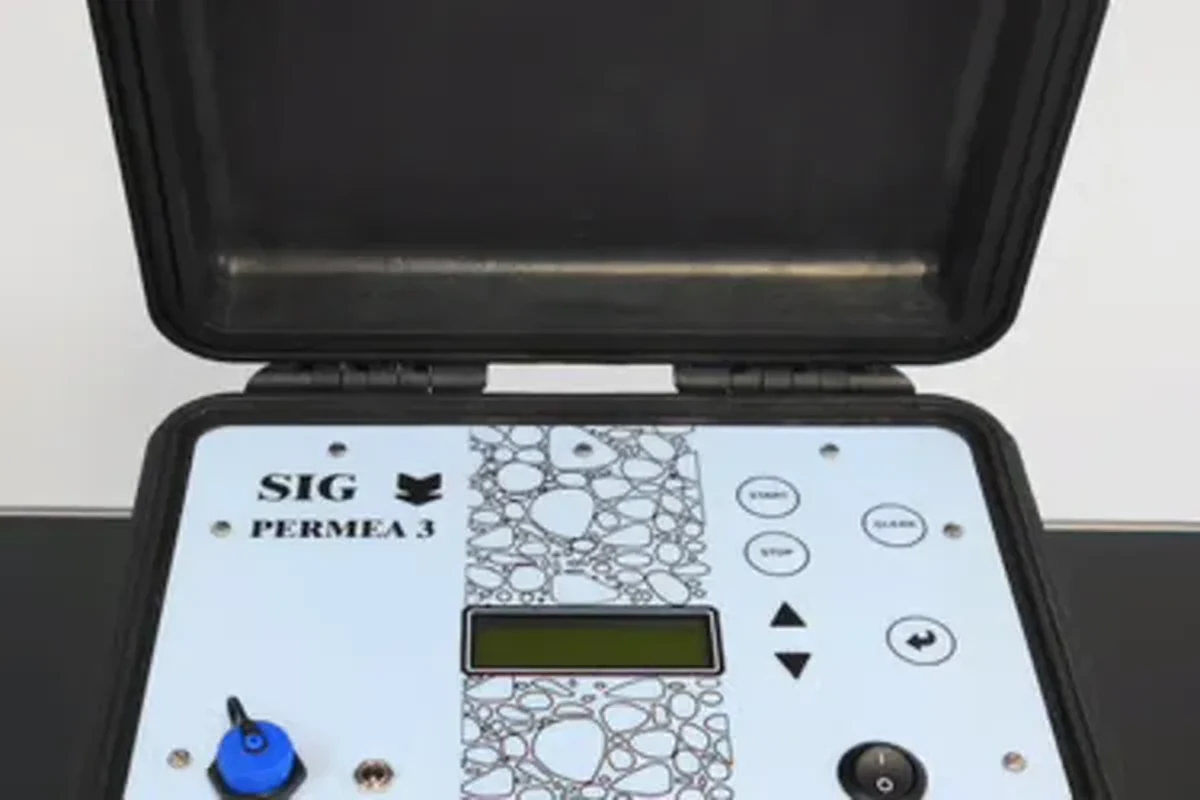 Machine SIG PERMEA — équipement de référence pour le test de perméabilité du sol
